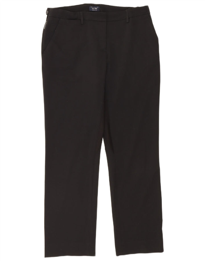 Pantalon de costume droit Femme Armani W30 L29 Noir Polyester