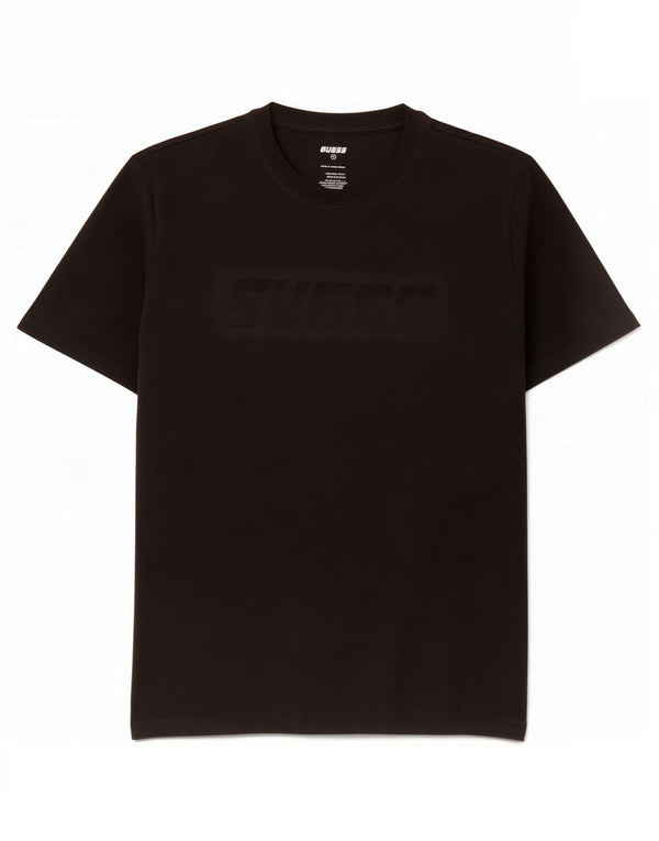 Guess T-Shirt Graphique Homme Noir Moyen Coton