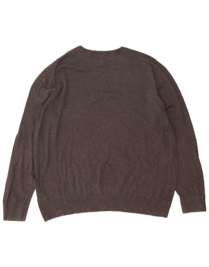 GAP Pull ras du cou pour homme XL en coton gris