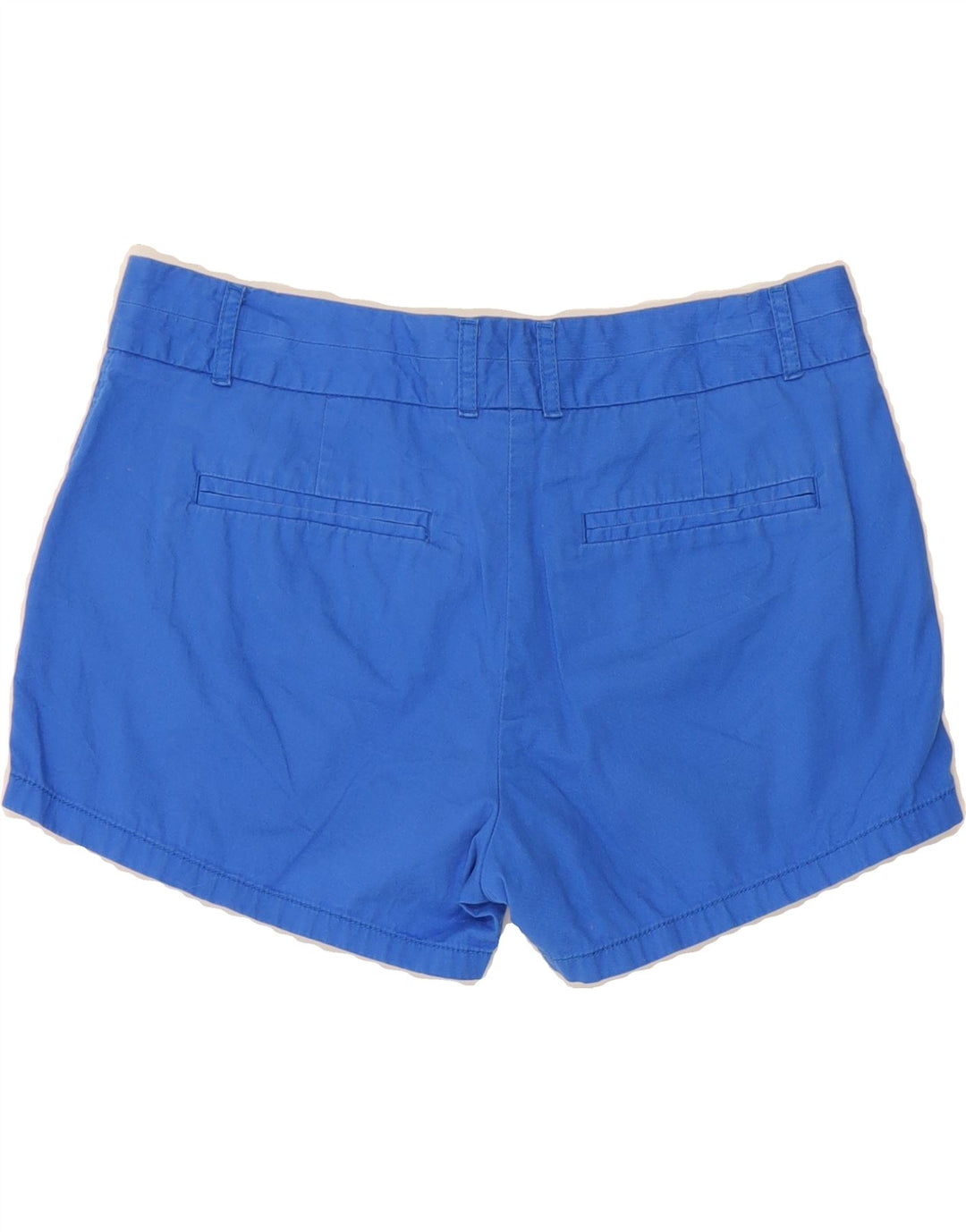 J. CREW Womens Chino Shorts US 6 Medium W32 Blue Cotton Vintage J. Crew and Second-Hand J. Crew from Messina Hembry 