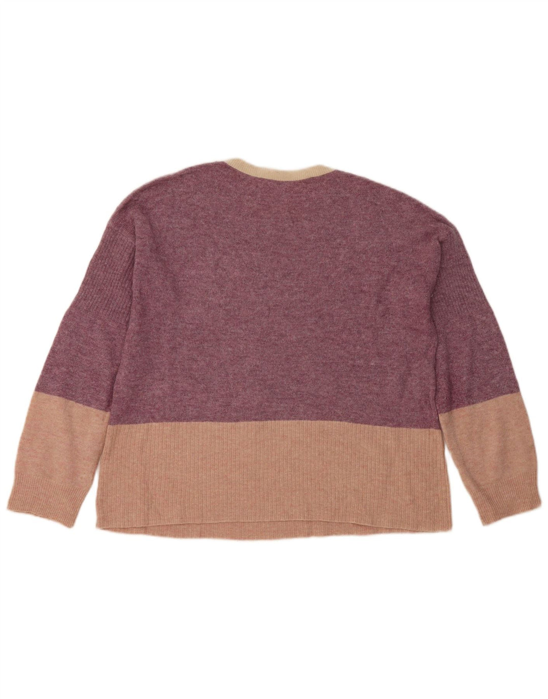 Pull à col rond White Stuff pour femme UK 12 Violet moyen Colourblock