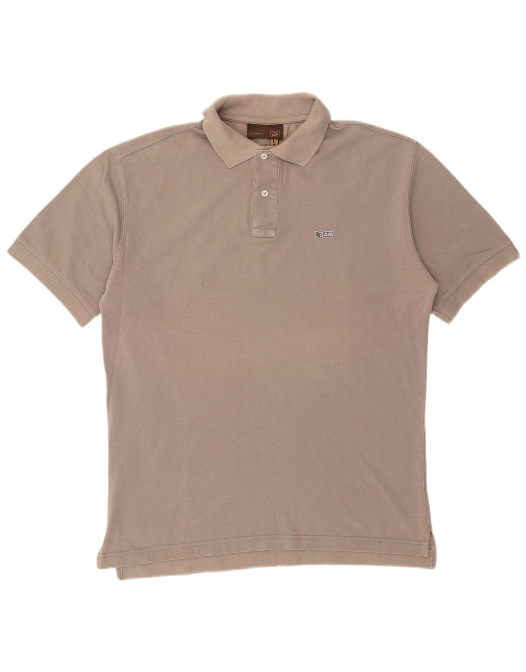 Gas Polo Homme Grand Gris Coton