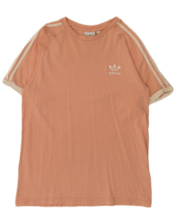 Adidas T-Shirt Homme Haut Rose Moyen Colourblock Coton