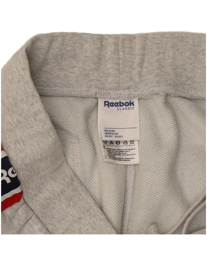 Reebok Pantalon de Survêtement Graphic Homme Gris Colorblock