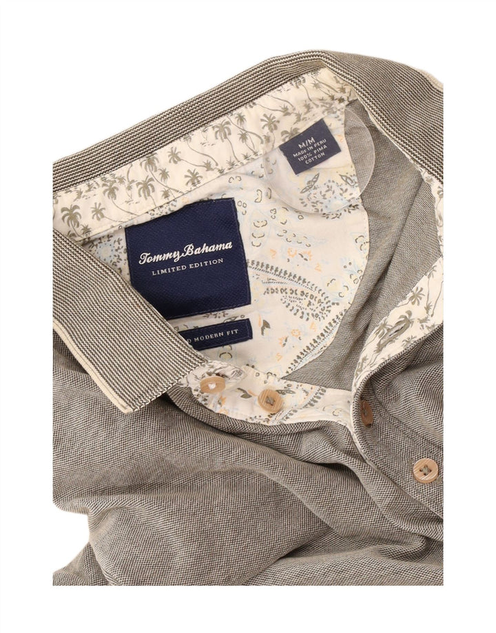 Tommy Bahama Polo Modern Fit Homme Coton Gris Moyen
