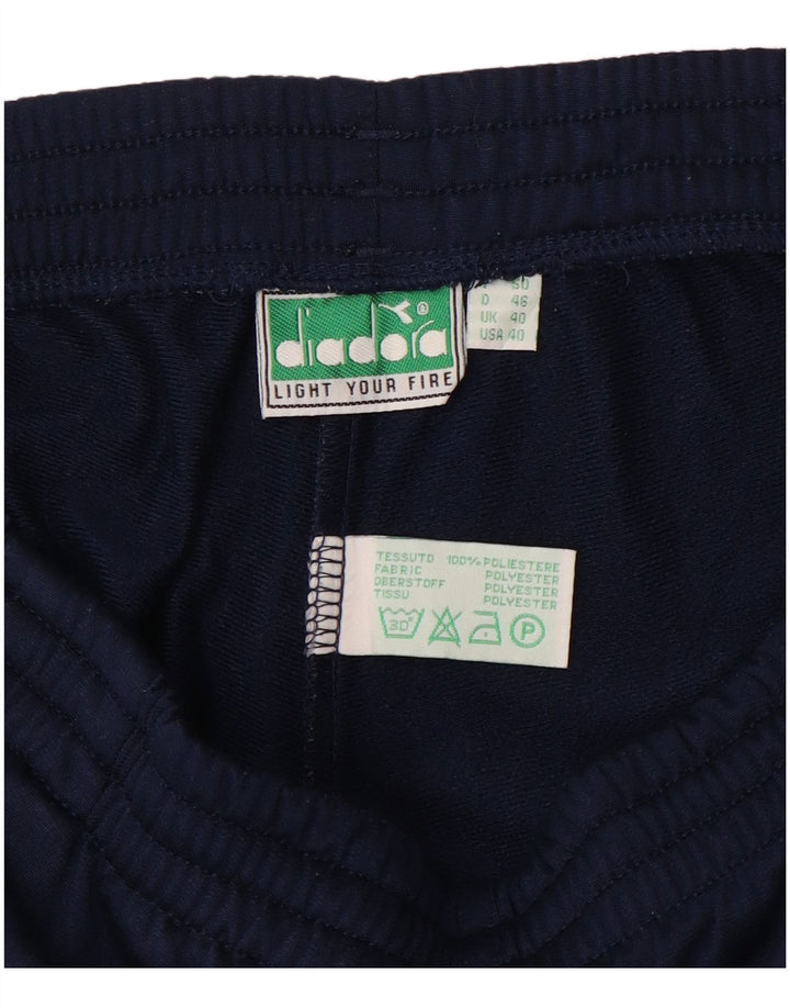 Diadora Pantalon De Survêtement Homme Bleu Marine Moyen Polyester Sports