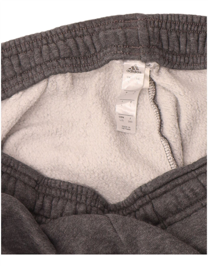 Adidas Pantalon de survêtement pour homme Gris Taille L