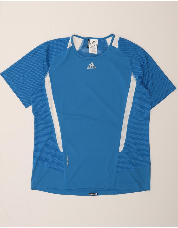 ADIDAS T-shirt Clima 365 pour hommes, grand bleu, polyester color block