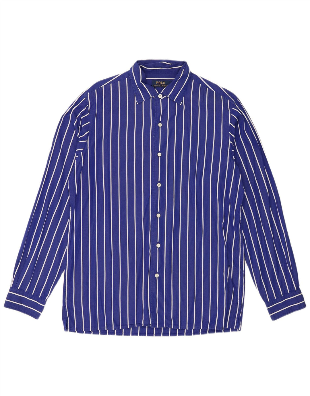 Polo Ralph Lauren Chemise Homme Bleu Moyen Rayé Coton