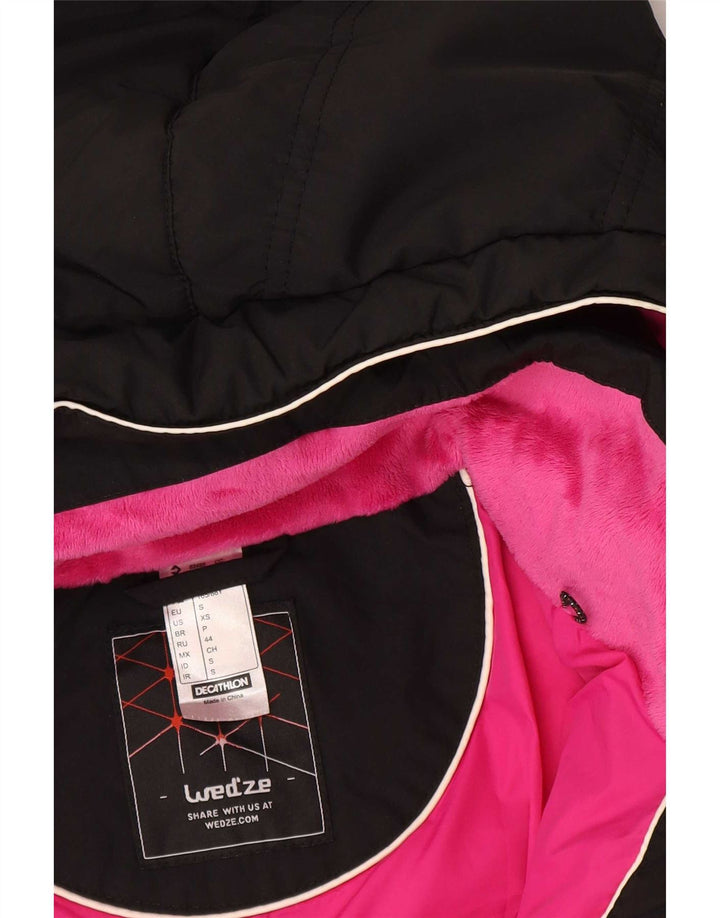 Wed'Ze Veste matelassée à capuche pour femme UK 10 Small Noir