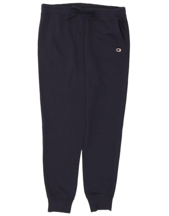 CHAMPION Mens Tracksuit Trousers Joggers Large  Navy Blue