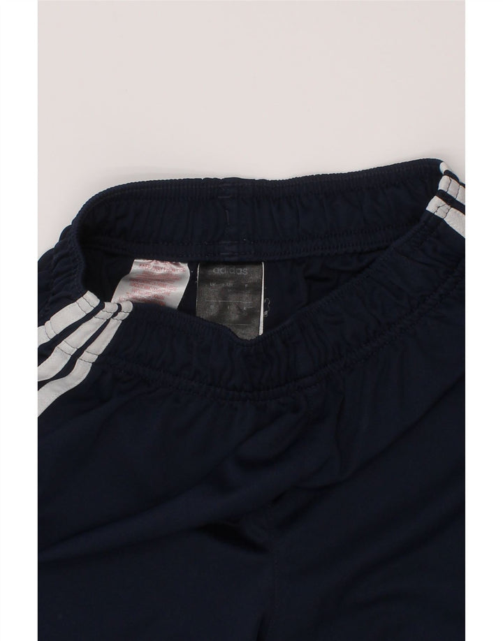 Adidas Short de Sport Garçon 11-12 Ans Bleu Marine Polyester