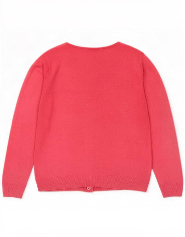 Marks & Spencer Pull Cardigan Femme UK 16 Grand Acrylique Rose
