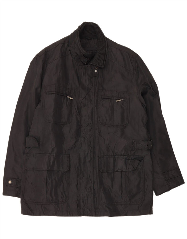 Mabrun Veste utilitaire pour homme UK 42 XL Noir Polyester