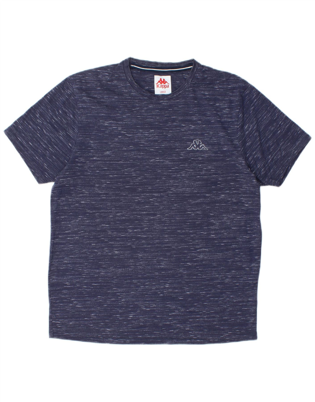 KAPPA T-Shirt Homme Top Large Bleu Marine Moucheté Polyester