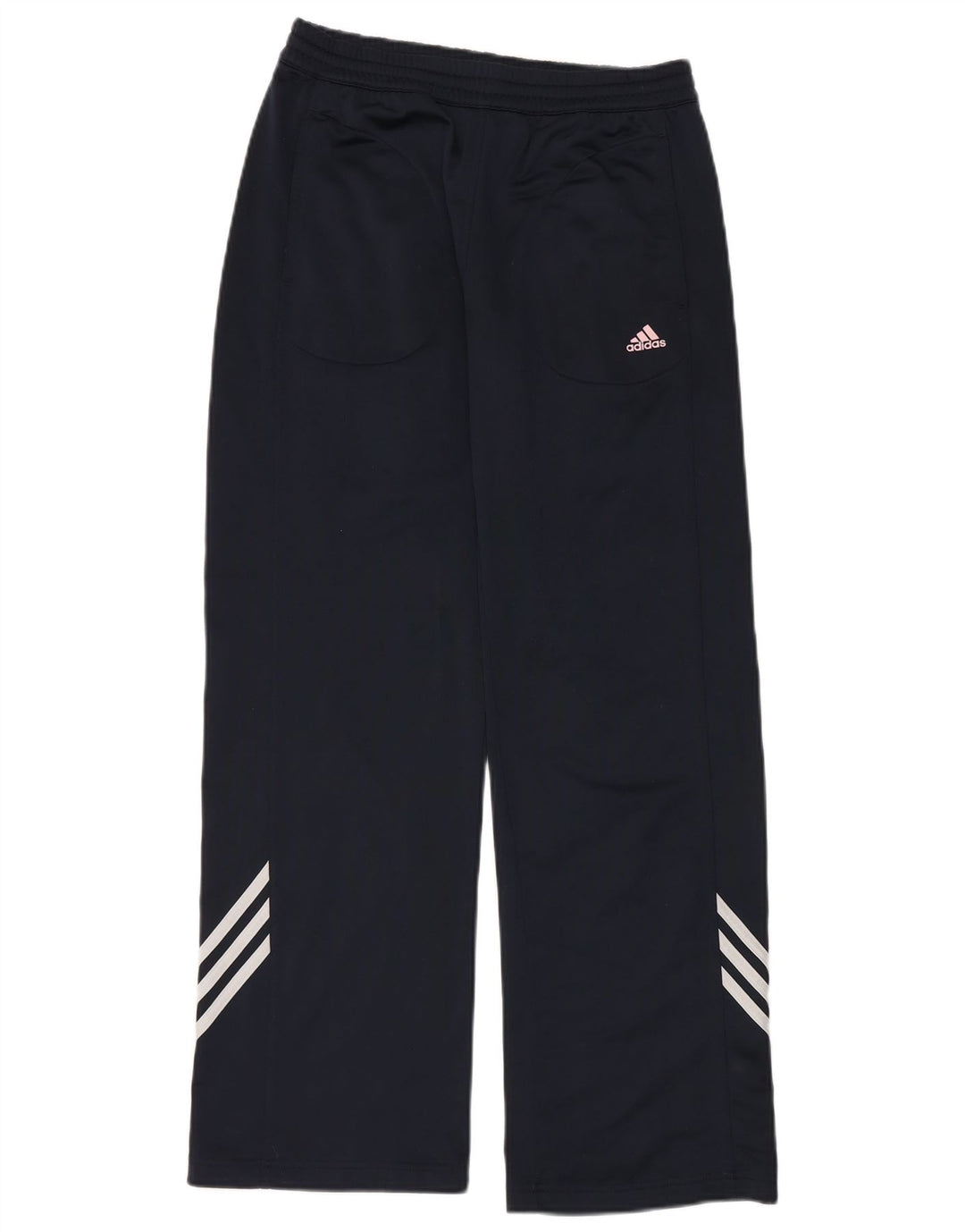 Adidas Pantalon de survêtement pour femme UK 14 Bleu marine moyen Polyester