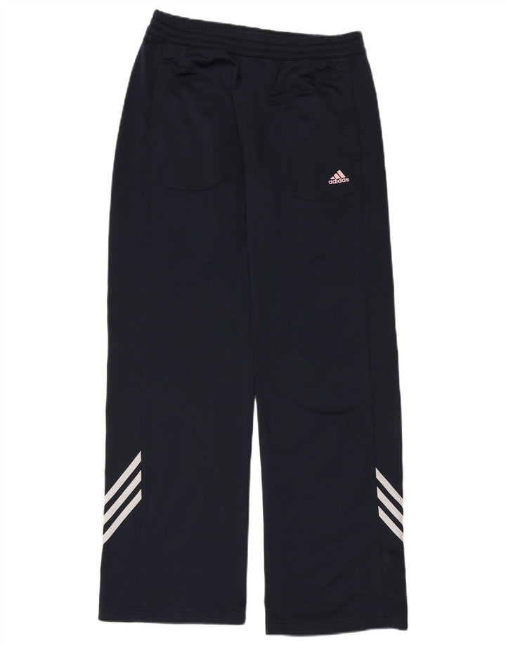 Adidas Pantalon de survêtement pour femme UK 14 Bleu marine moyen Polyester