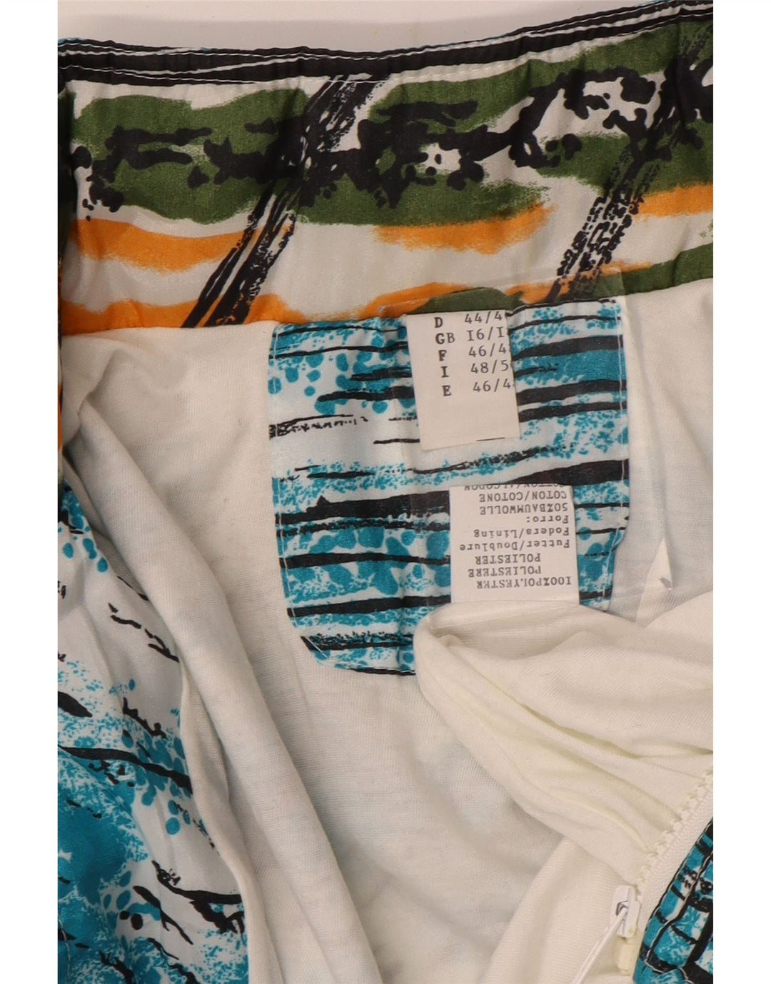 VINTAGE Femmes Surdimensionné Survêtement Top Veste UK 16 Grand Bleu