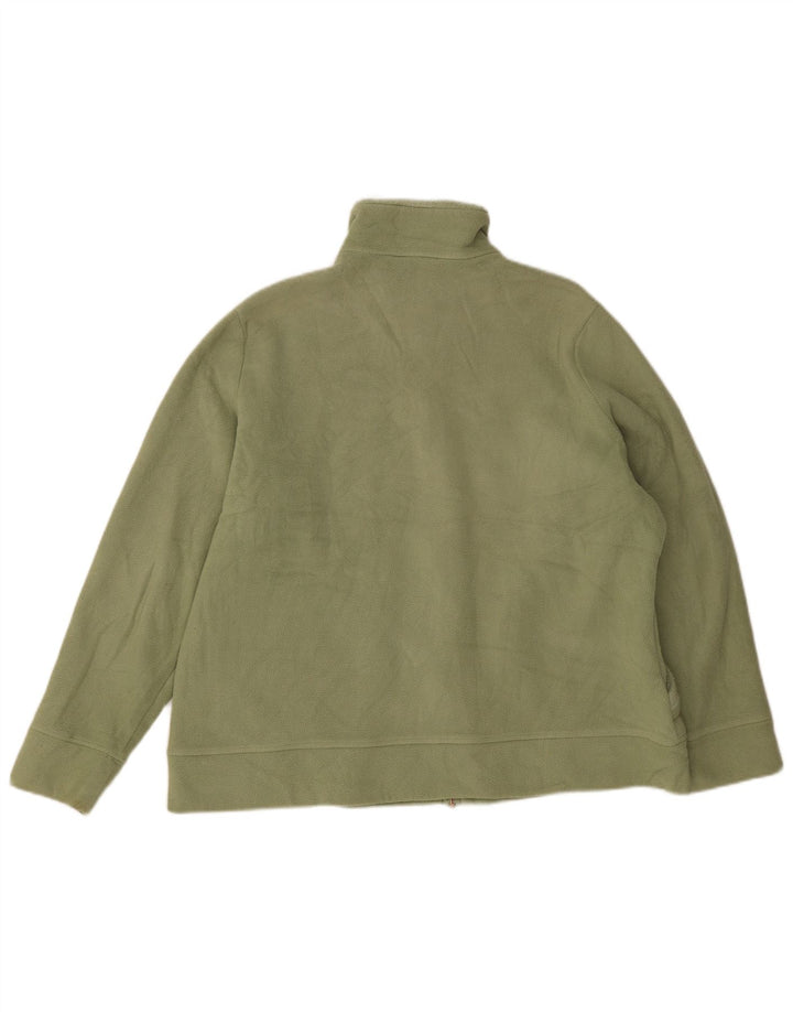 Marks & Spencer Veste polaire surdimensionnée pour femme UK 18 XL Vert Polyester