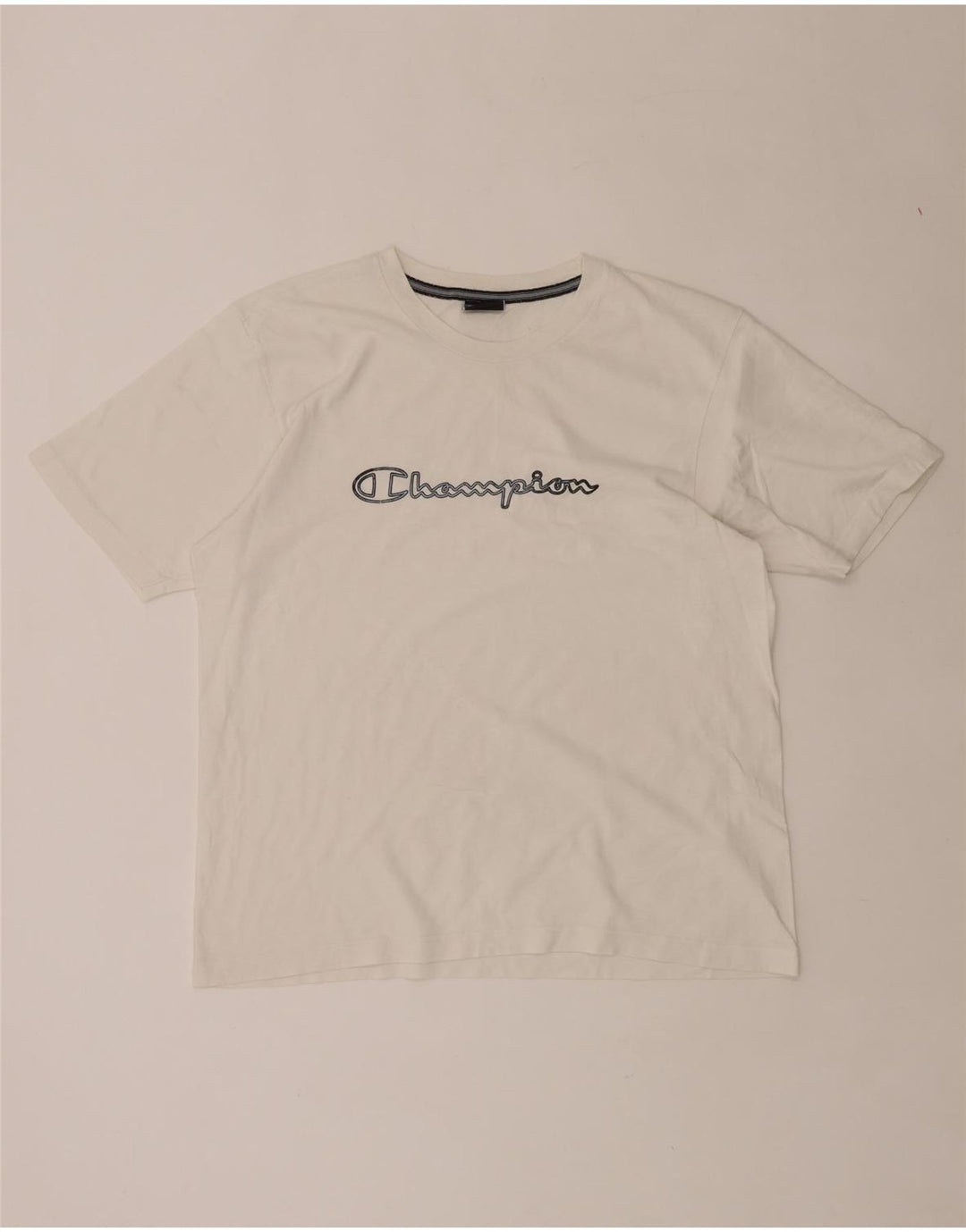CHAMPION T-shirt graphique pour femme UK 16 Large Blanc