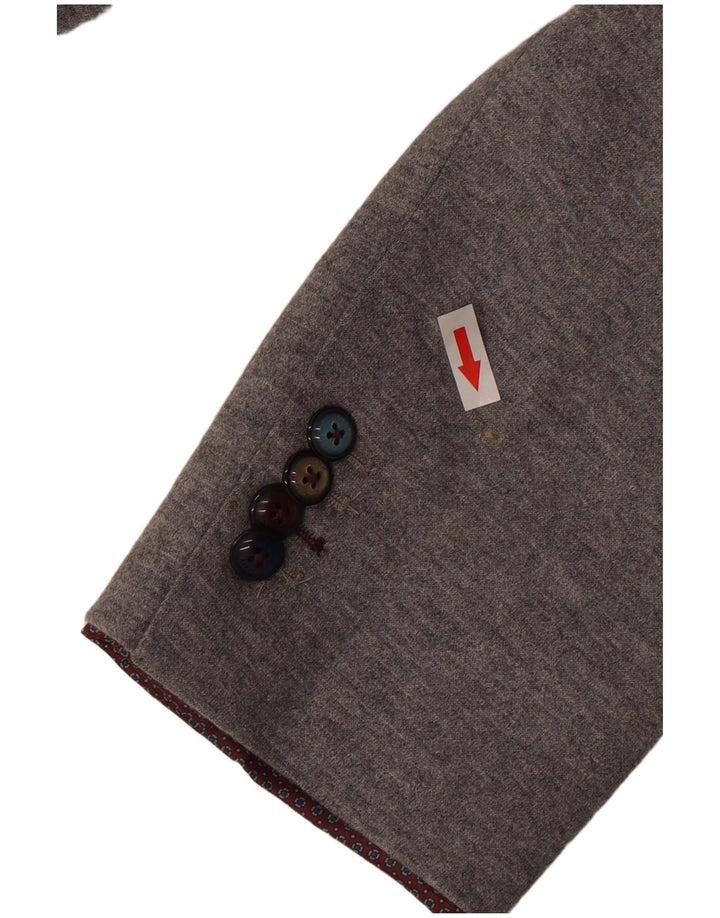 John Barritt Veste Blazer 2 Boutons Femme IT 50 XL Gris Coton