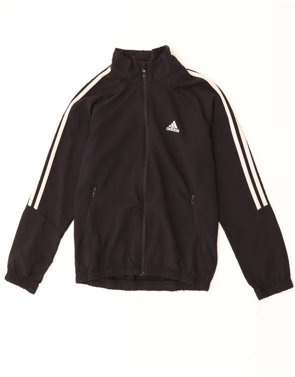 Veste de survêtement Adidas Garçon Aeroready 11-12 ans Noir Polyester