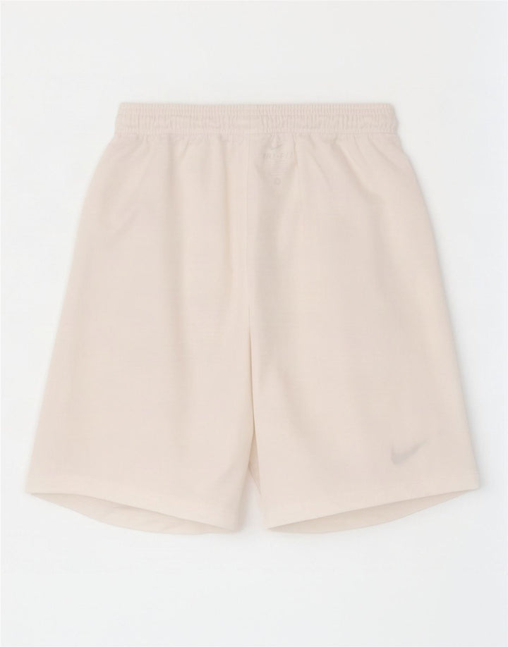 Nike Short de sport Dri Fit pour homme en polyester blanc moyen