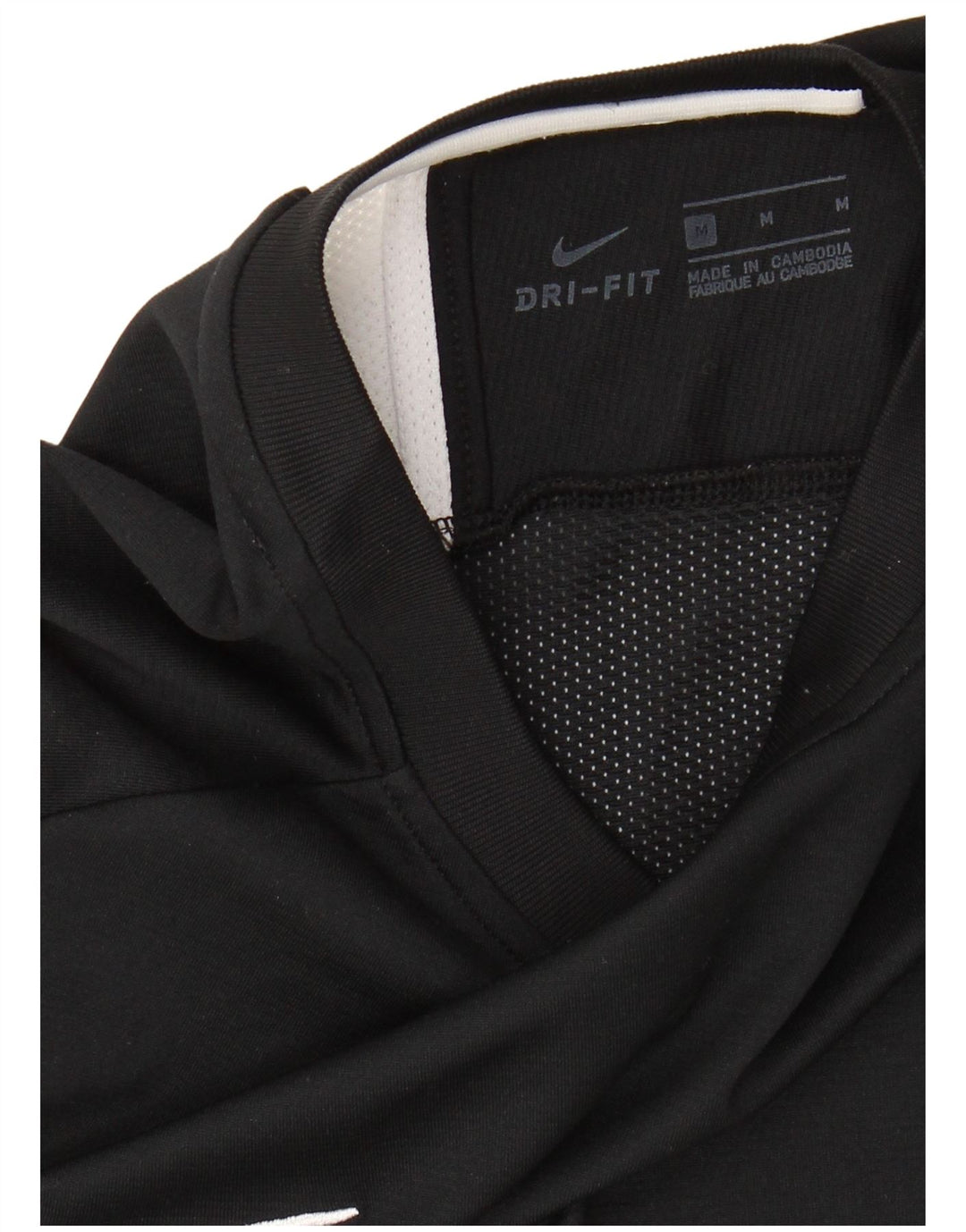 NIKE T-Shirt Dri Fit Homme Noir Moyen Colorblock