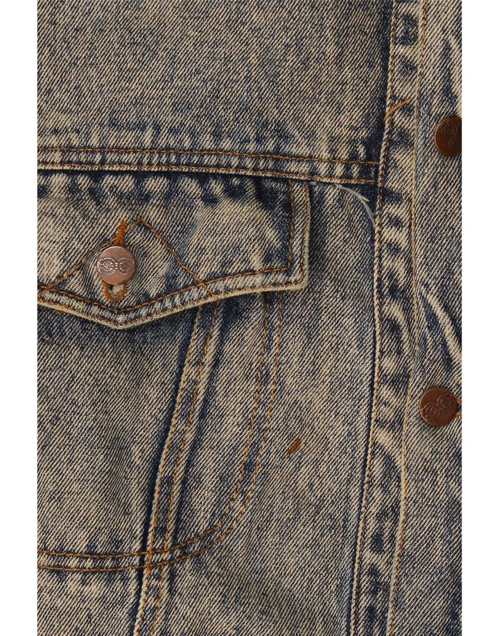 veste en denim homme vintage UK 40 Grand Bleu