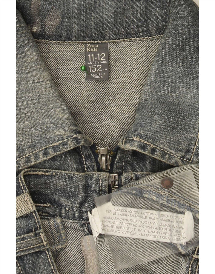 Veste en Jean Zara Garçon 11-12 ans Bleu Coton