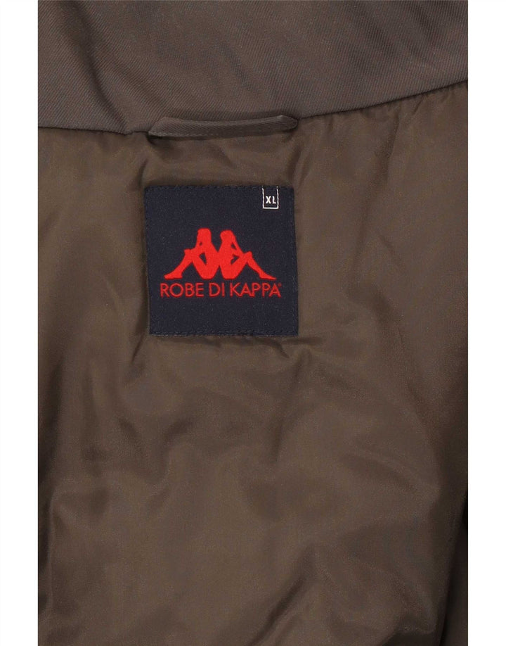 Kappa Veste coupe-vent pour homme UK 42 XL Kaki Polyamide