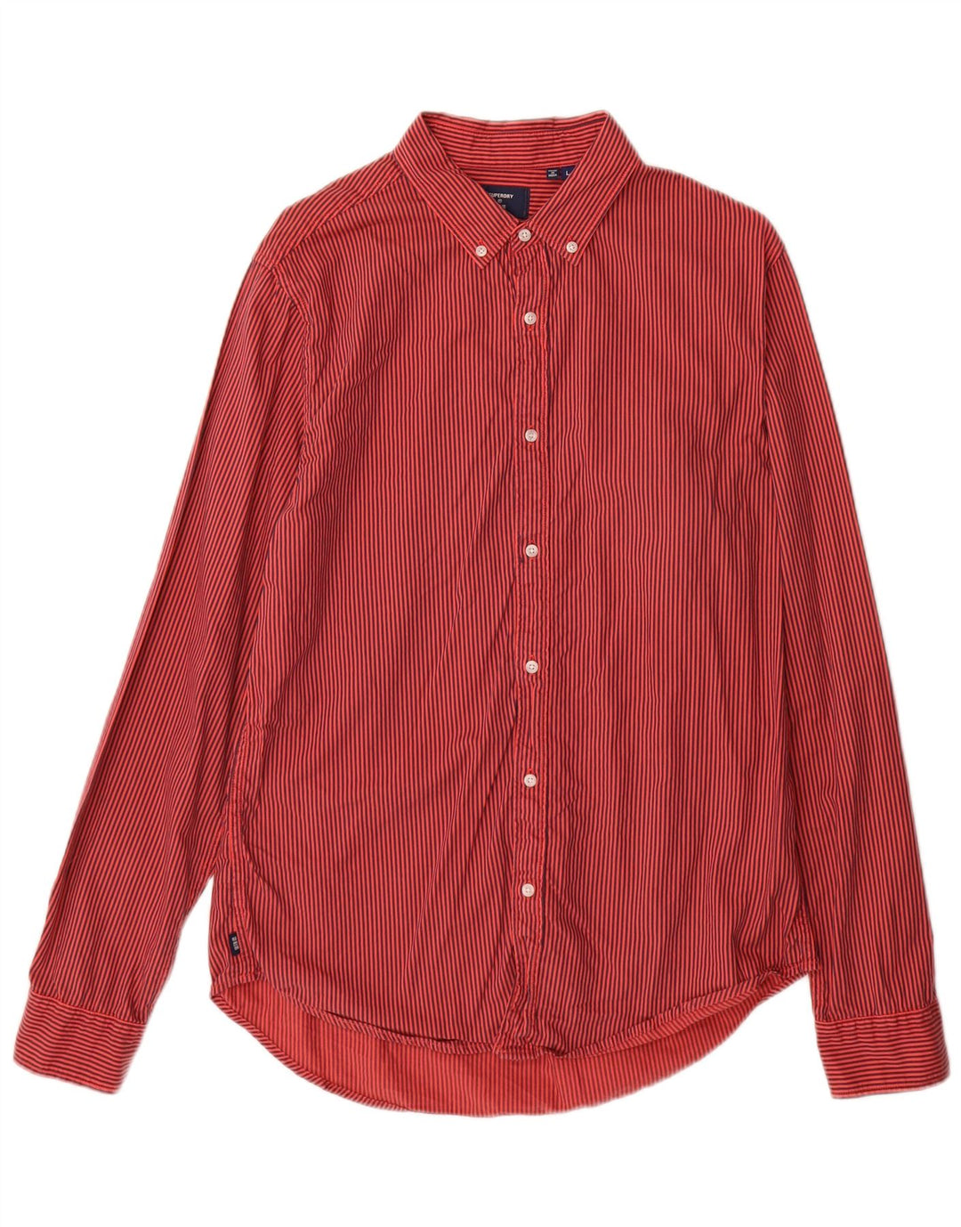 SUPERDRY Chemise Homme Grandes Rayures Rouges