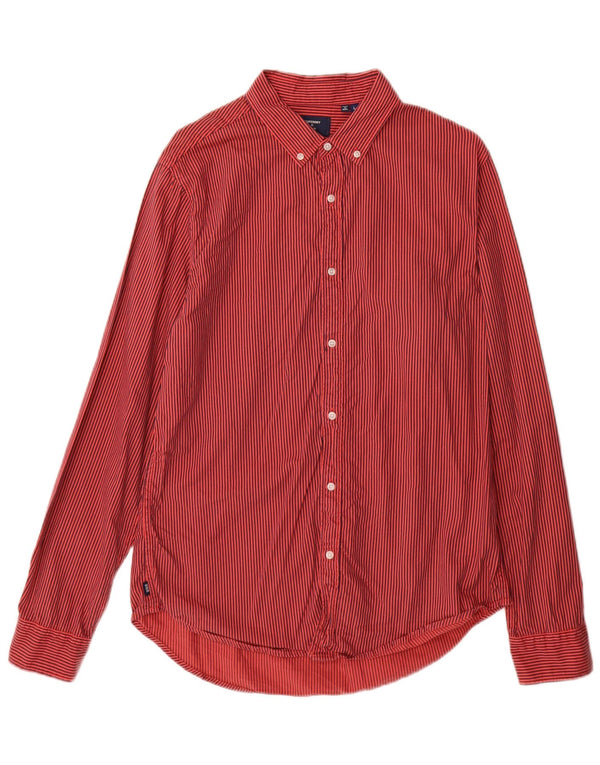 SUPERDRY Chemise Homme Grandes Rayures Rouges