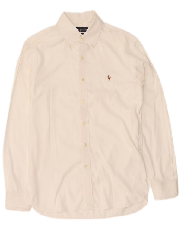 Ralph Lauren Chemise facile d’entretien pour hommes Taille 39 15 1/2 Coton blanc moyen