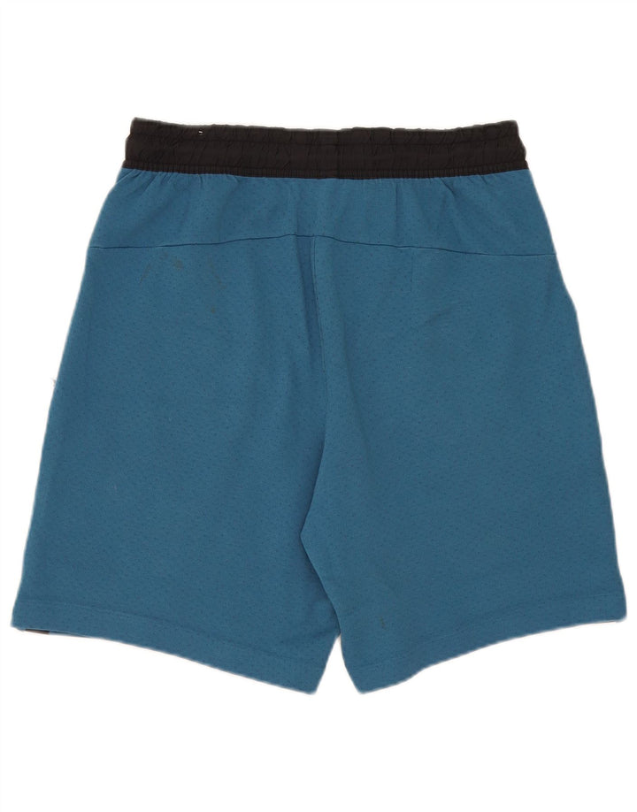 Short de sport en coton color block bleu moyen Nike Homme