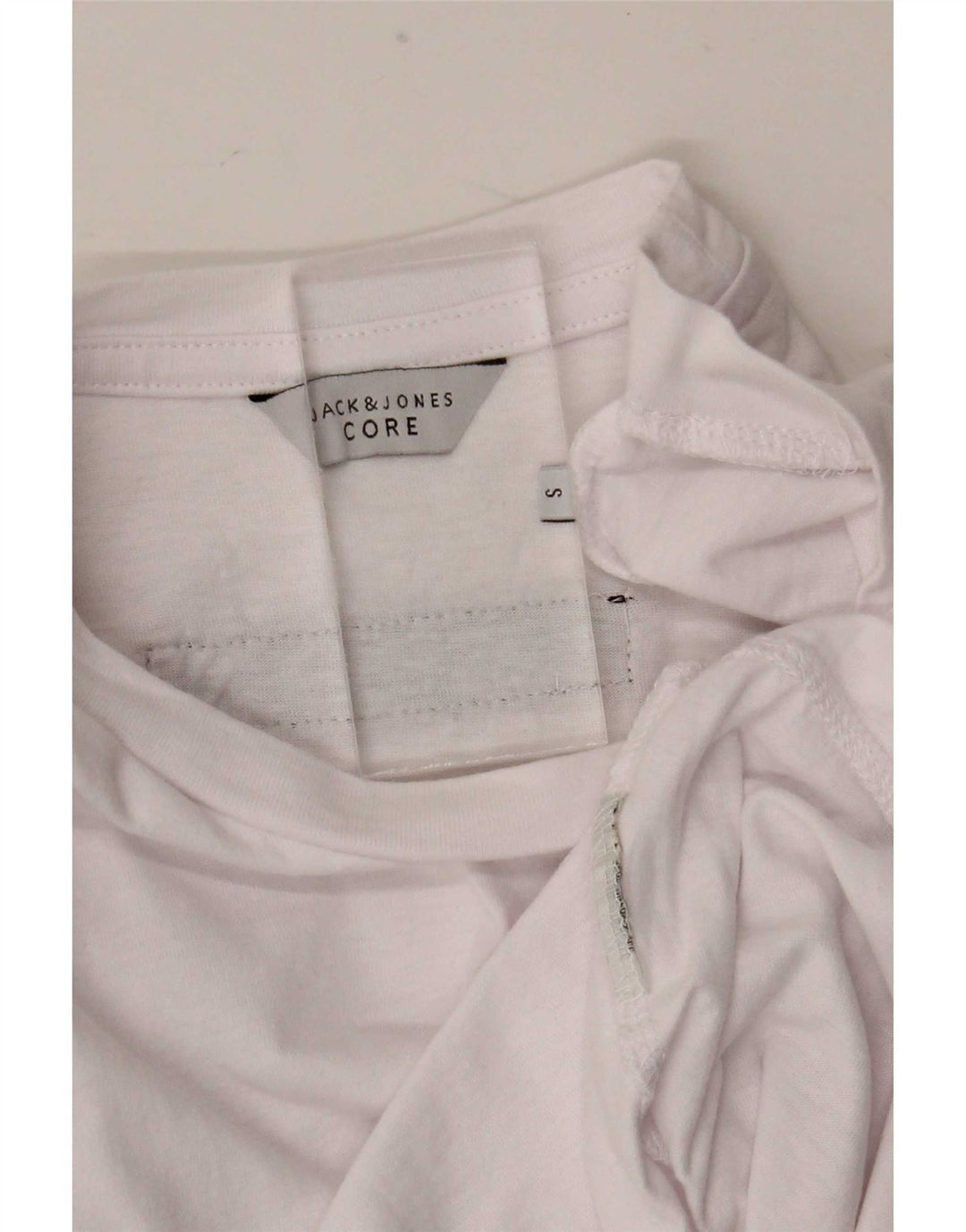 Jack & Jones Haut graphique à manches longues pour hommes, petit blanc