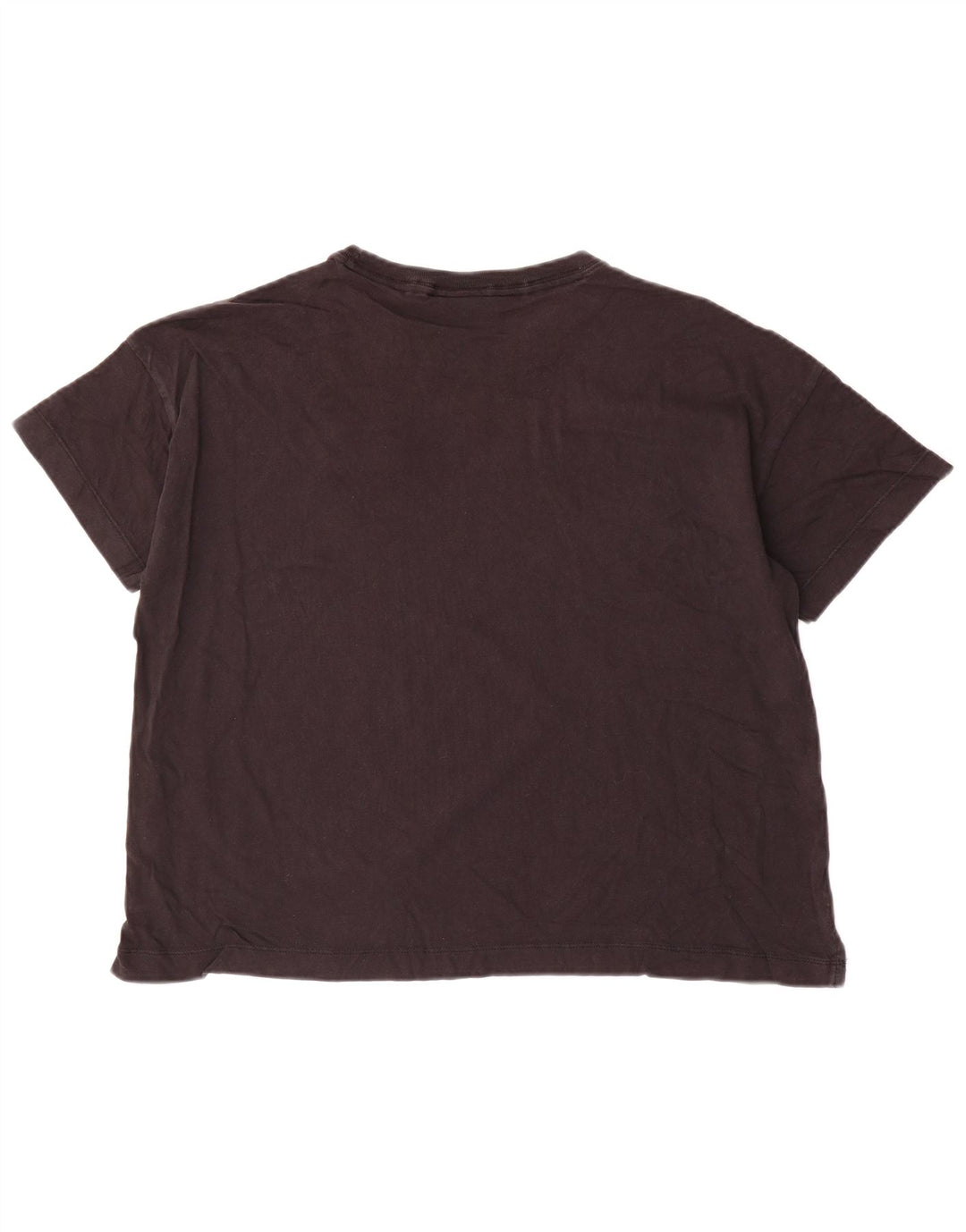 CHAMPION T-Shirt Femme Top UK 14 Coton Noir Moyen