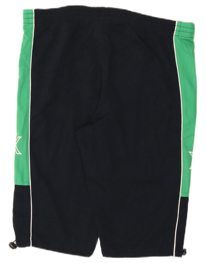 UMBRO Short de Sport Graphique Homme Bleu Marine Moyen Polyester Colorblock