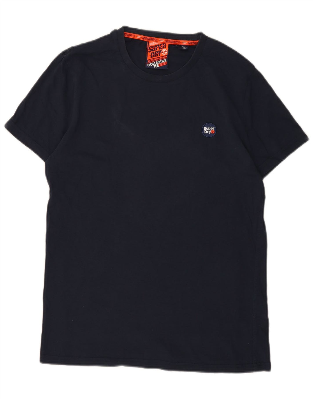 Superdry T-Shirt Homme Top Large Bleu Marine Coton