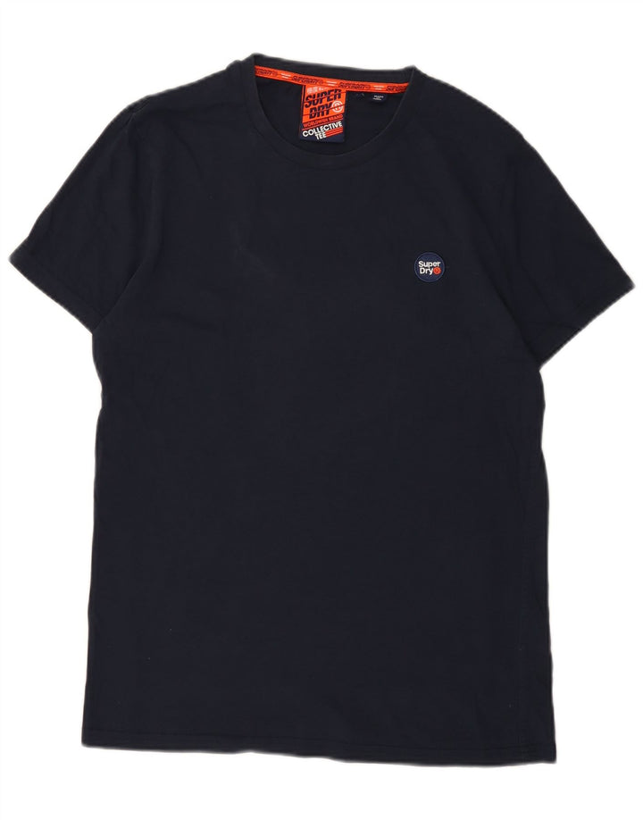 Superdry T-Shirt Homme Top Large Bleu Marine Coton
