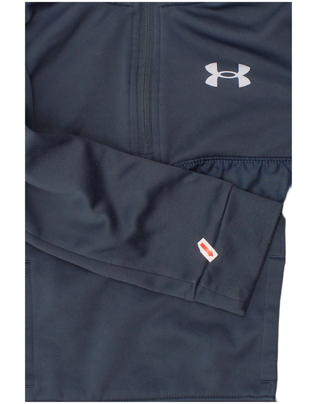 UNDER ARMOUR Sweat-shirt col zippé garçon 5-6 ans Bleu marine Polyester