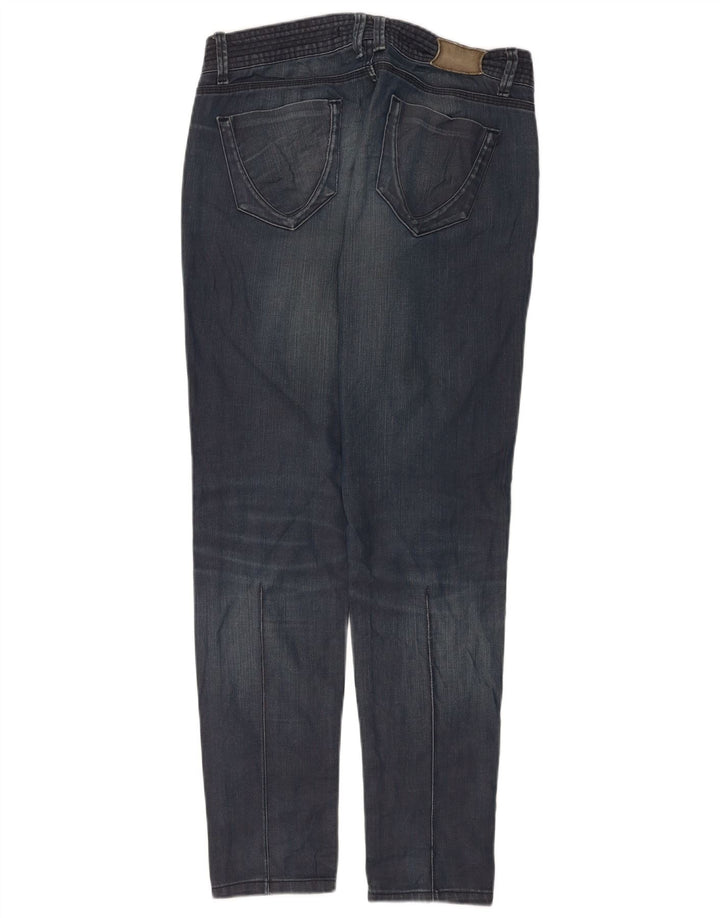 Zara Jean Slim Femme EU 40 Medium W30 L30 Bleu Marine