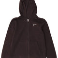 Nike Pull à capuche zippé pour femme UK 12 Noir moyen