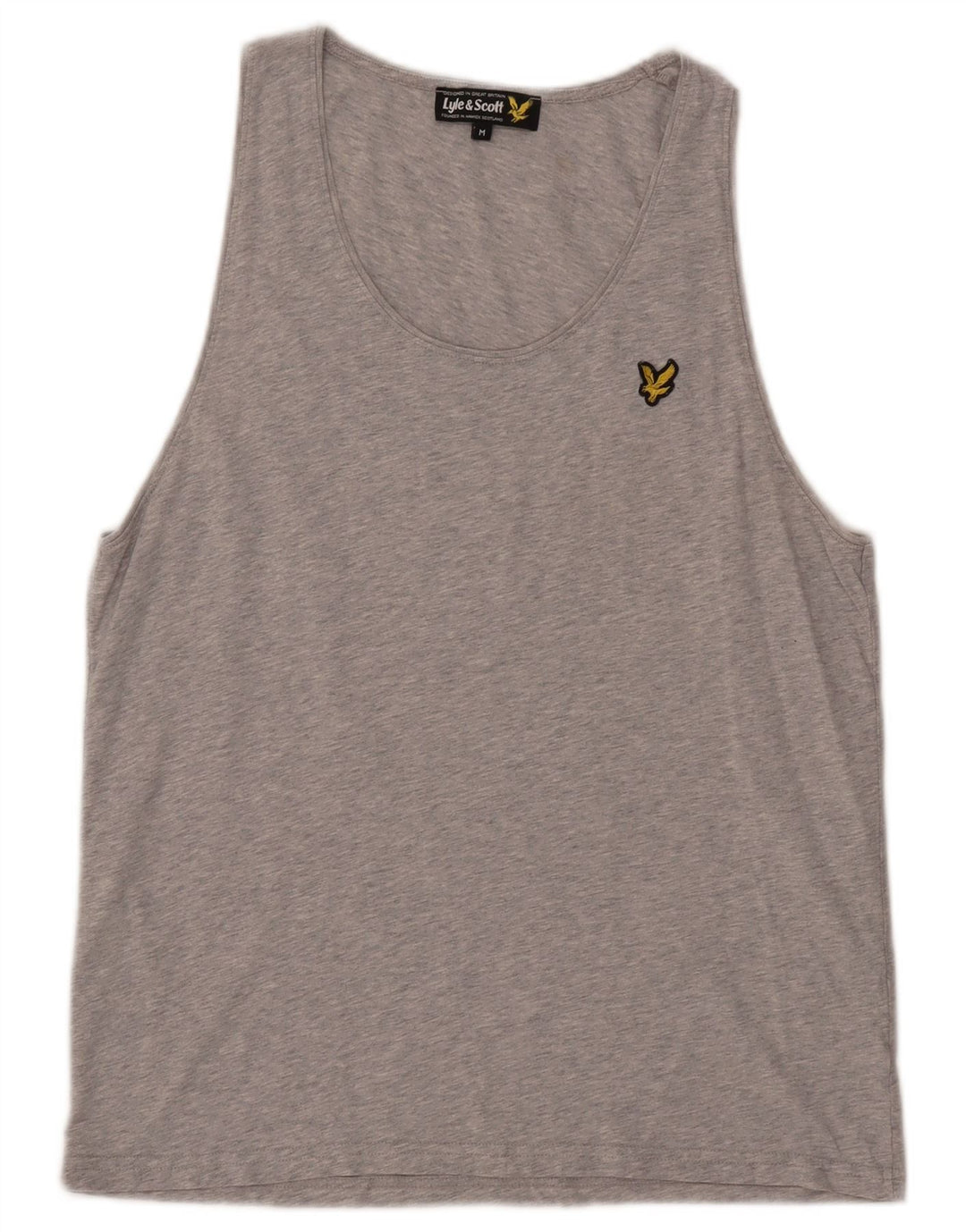 LYLE & SCOTT Débardeur Homme Gris Moyen Moucheté Coton