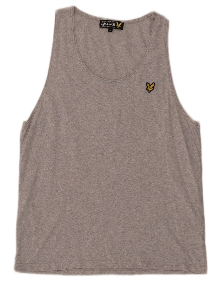 LYLE & SCOTT Débardeur Homme Gris Moyen Moucheté Coton