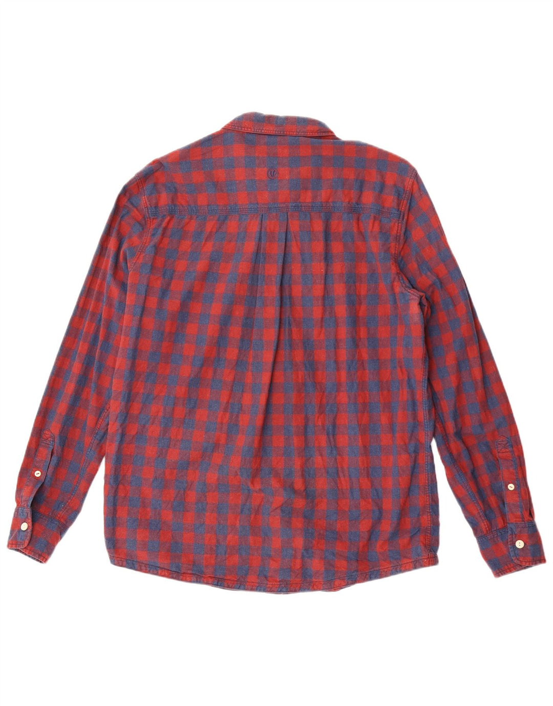 Fat Face Chemise Homme Grand Carreau Rouge Coton