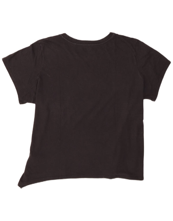 Levi's T-Shirt Graphique Femme UK 22 3XL Noir Coton