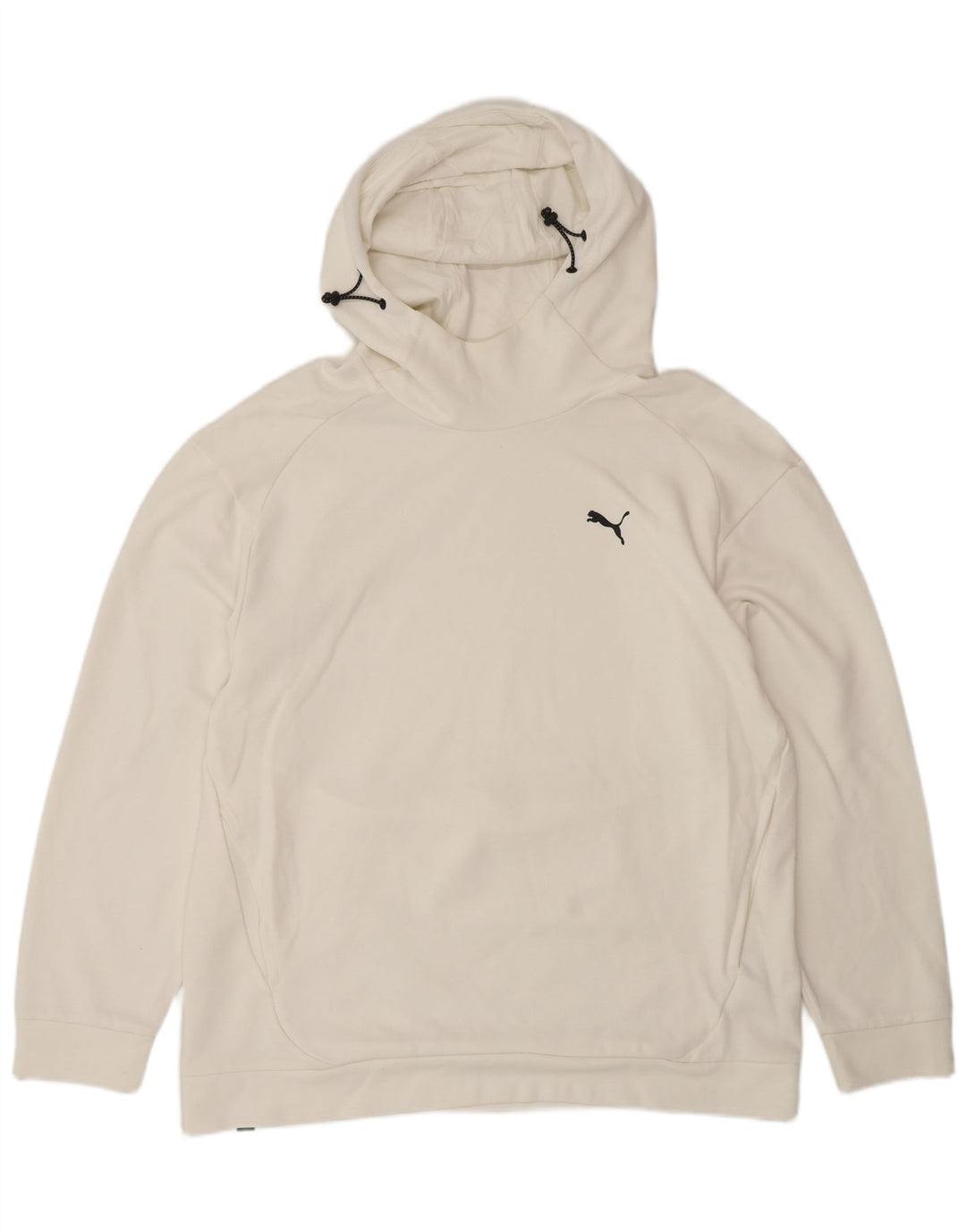 Puma Pull à capuche pour homme en coton blanc Taille L
