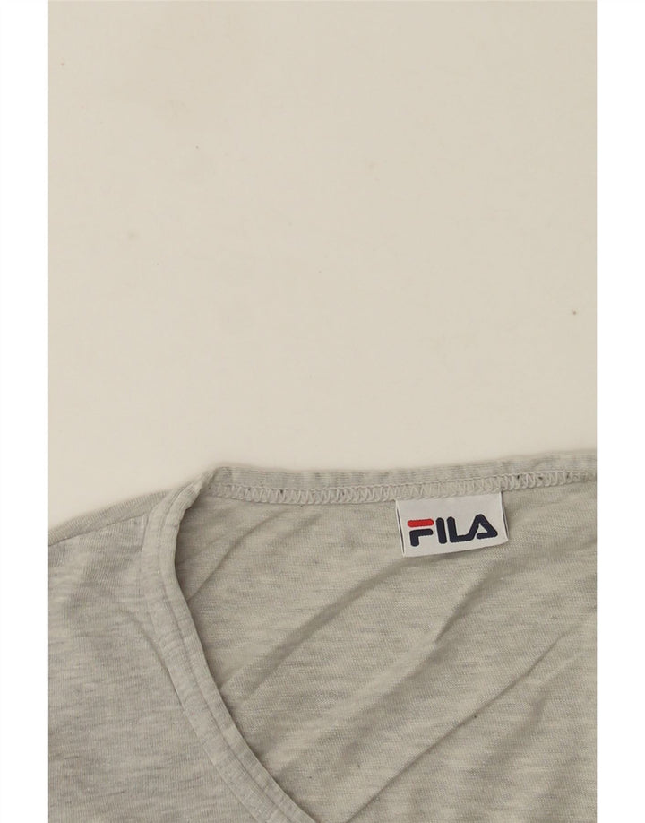 Fila T-Shirt Homme Haut Petit Gris Moucheté