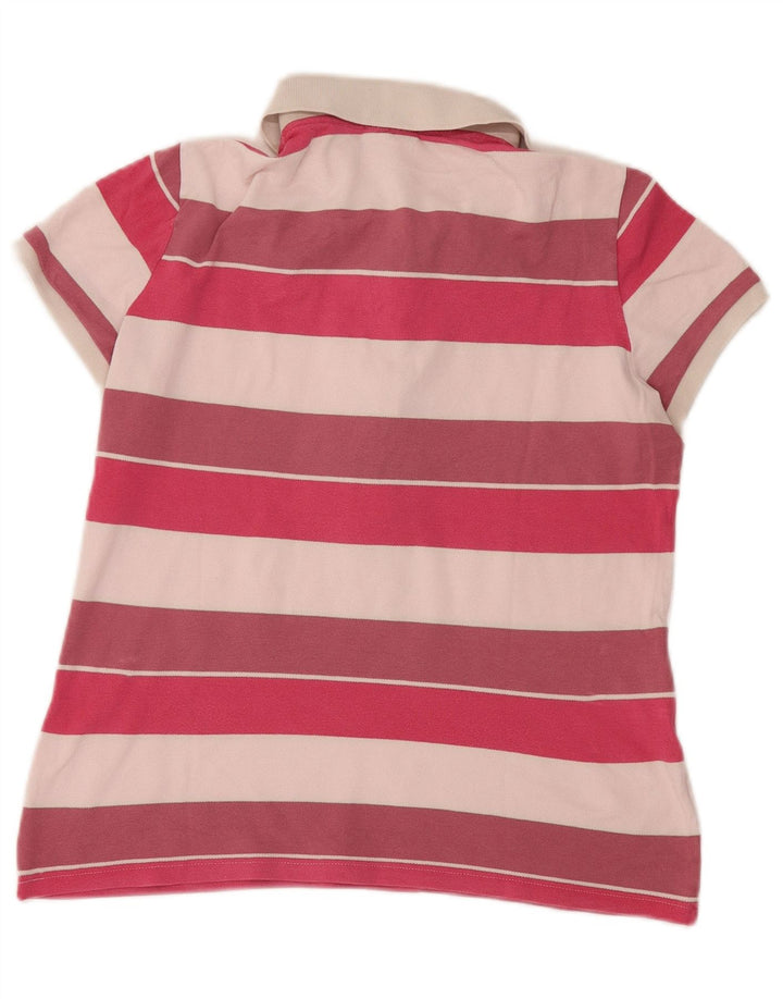 Lacoste Polo Femme Taille 46 XL Coton Rayé Multicolore
